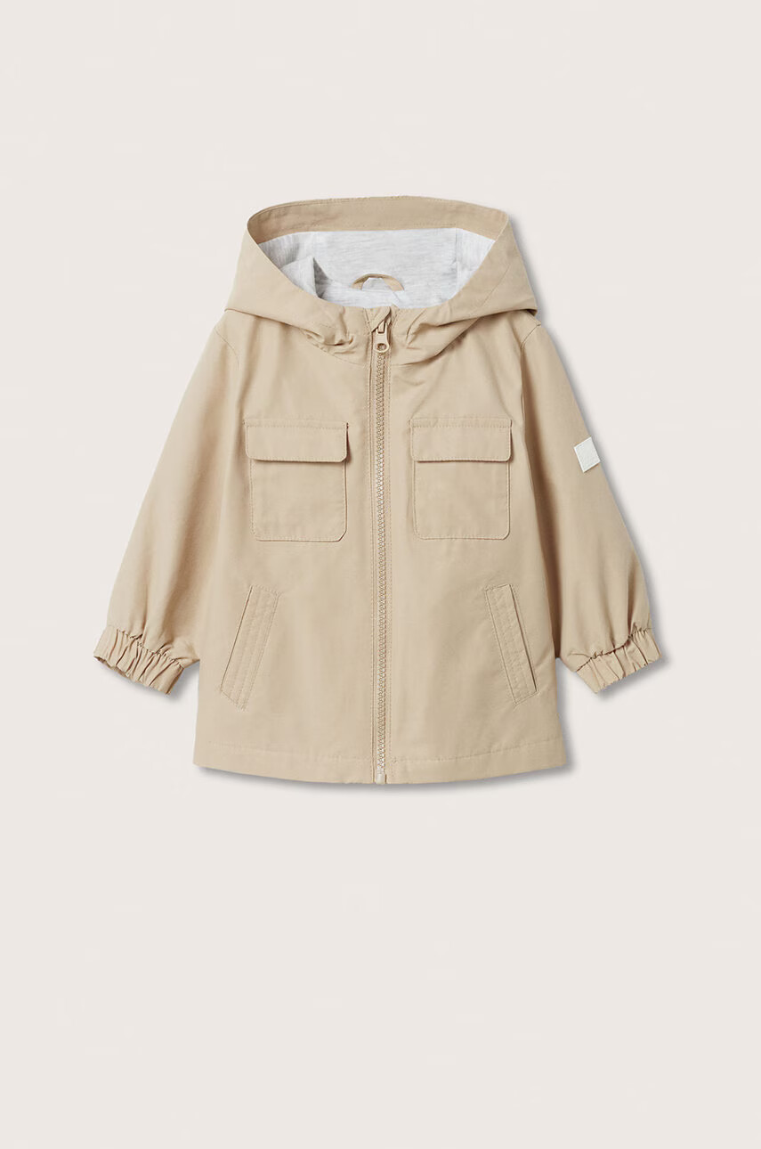 Mango Kids Детско яке в бежово - Pepit.bg
