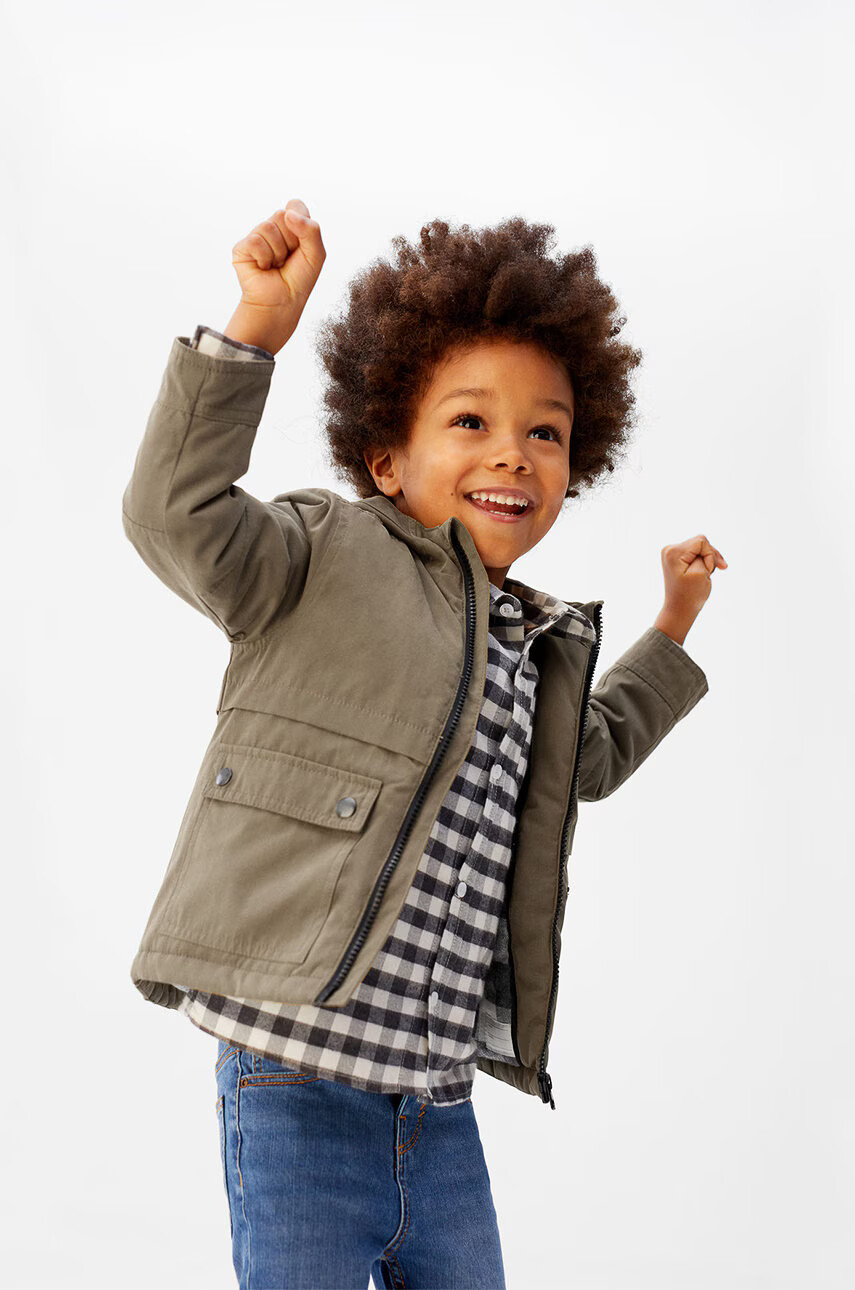 Mango Kids Детско яке Baltazar 80-104 cm - Pepit.bg