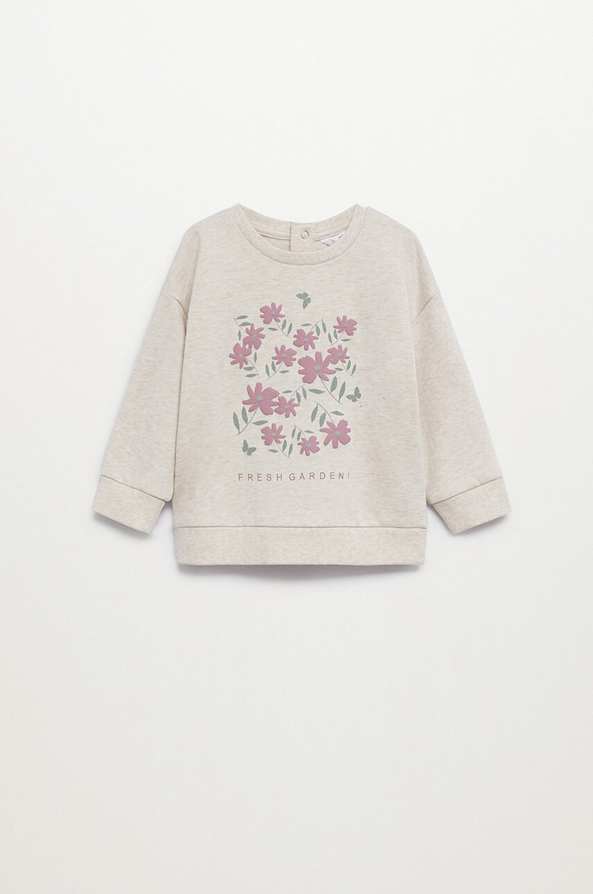 Mango Kids Памучен суичър Daisy 80-174 cm - Pepit.bg