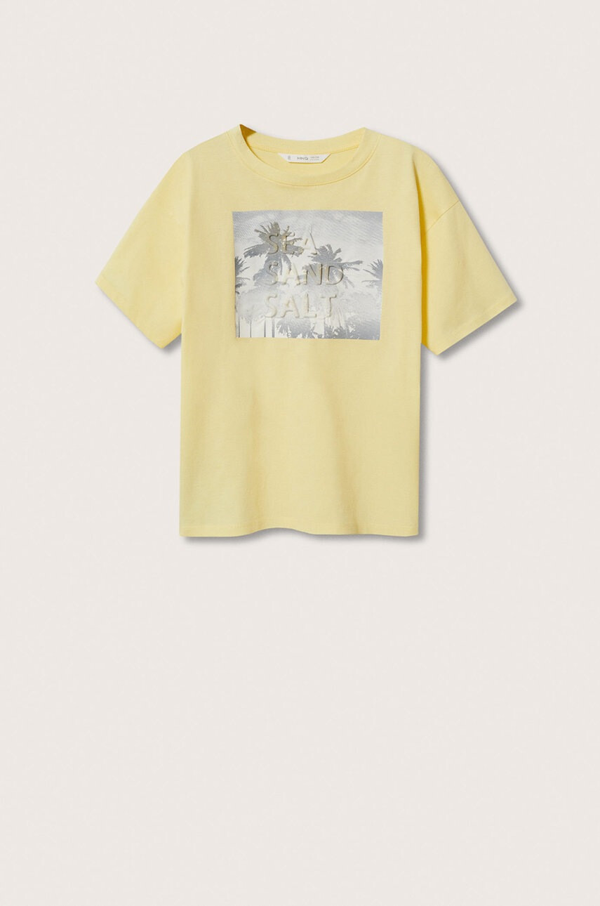 Mango Kids Памучна тениска - Pepit.bg
