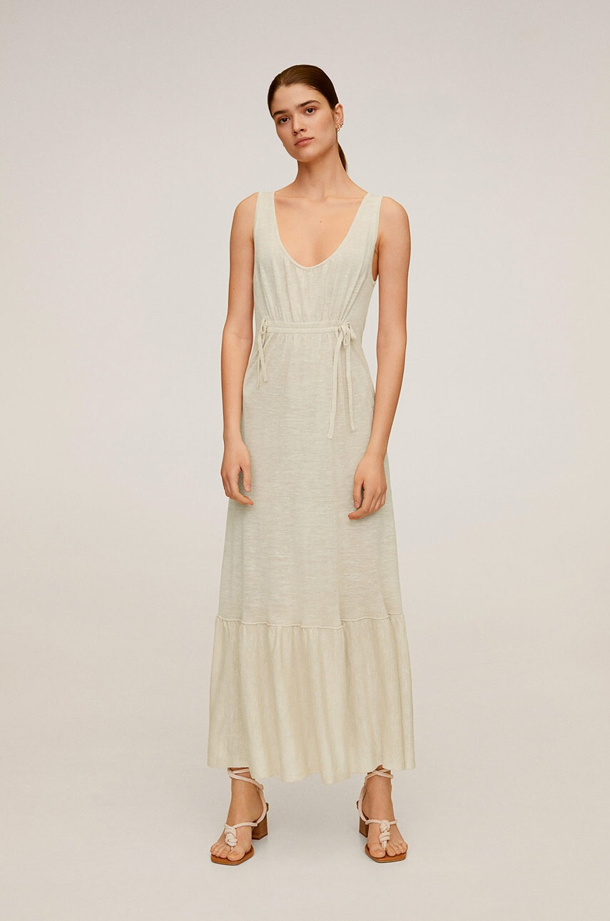 Mango Рокля Linen - Pepit.bg