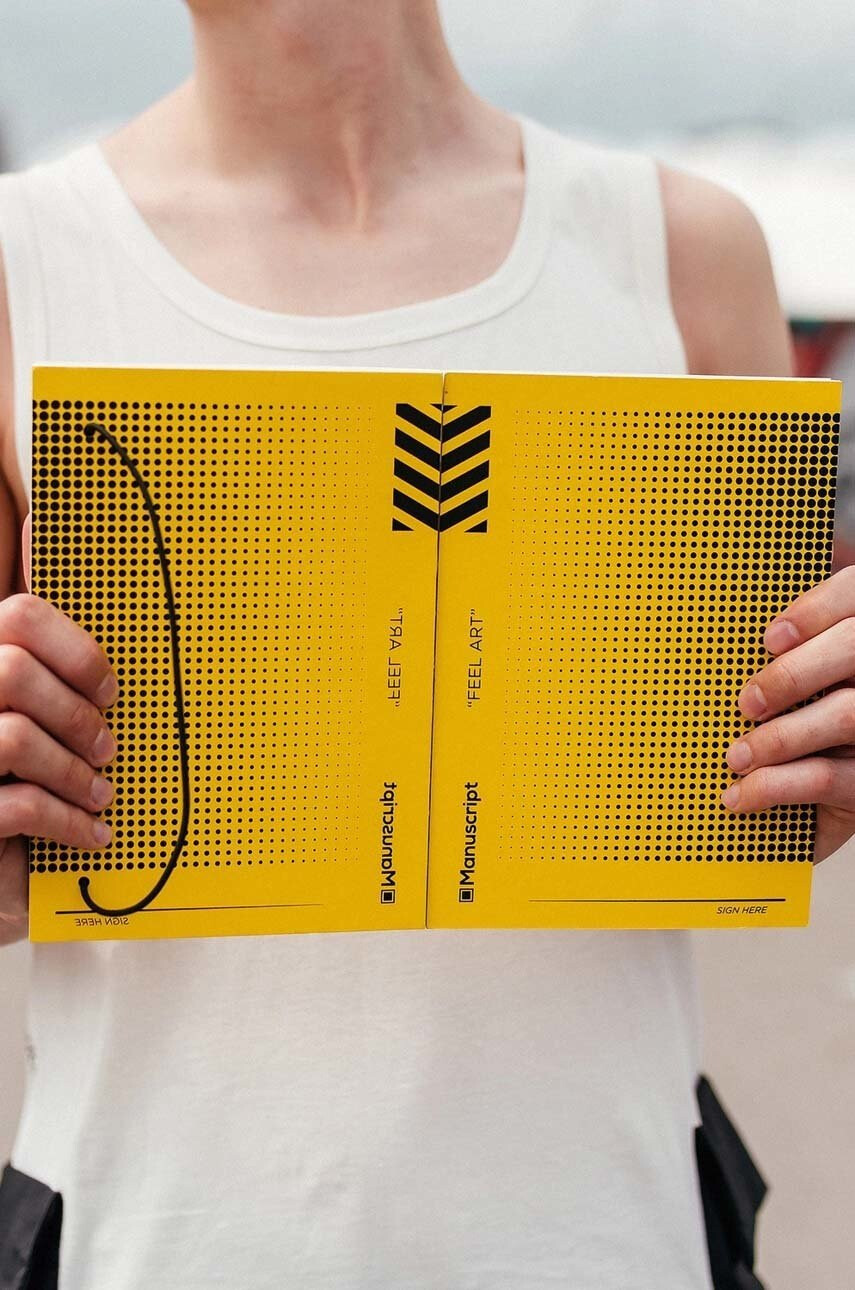 Manuscript Тефтер Off-yellow Dot Plus - Pepit.bg