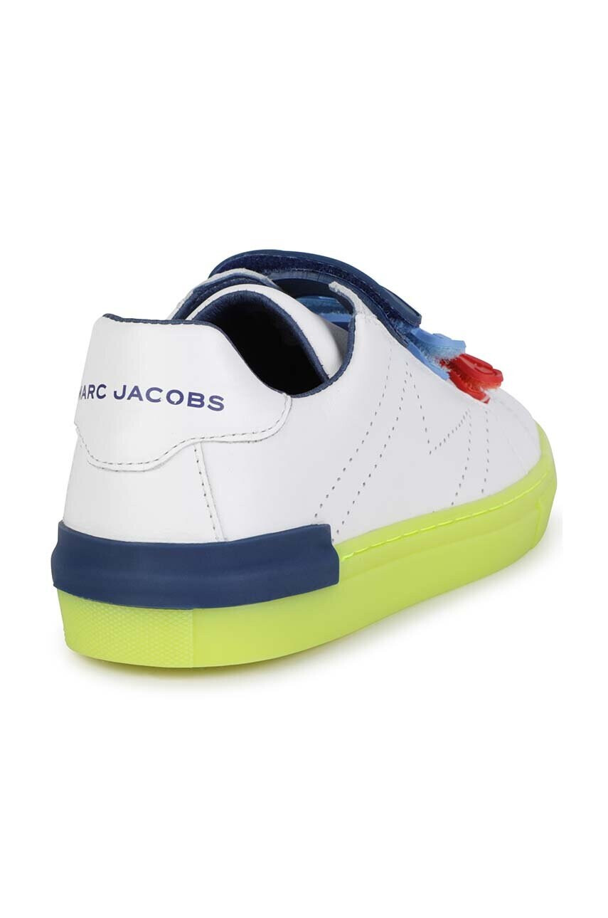 Marc Jacobs Детски кожени маратонки в бяло - Pepit.bg