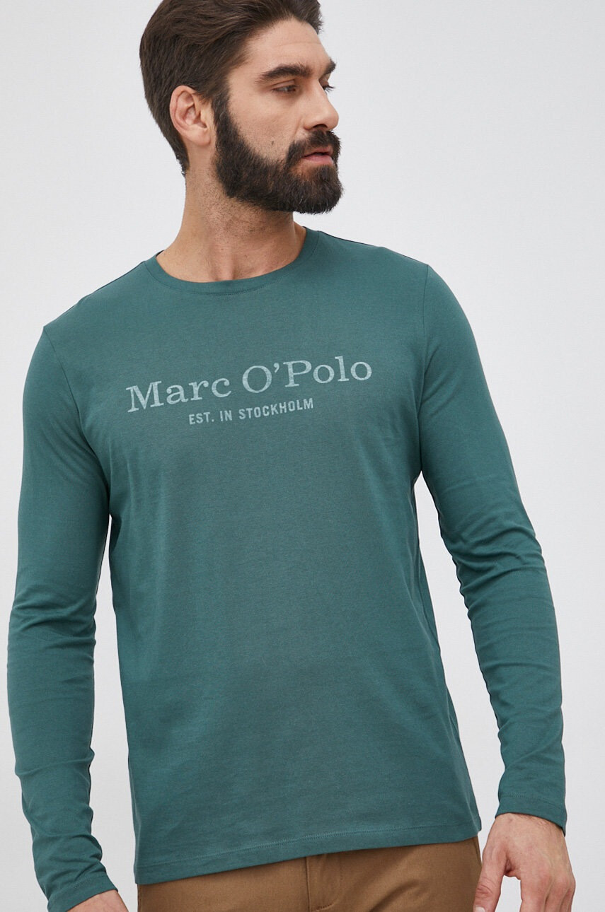 Marc O'Polo Памучна блуза с дълги ръкави - Pepit.bg
