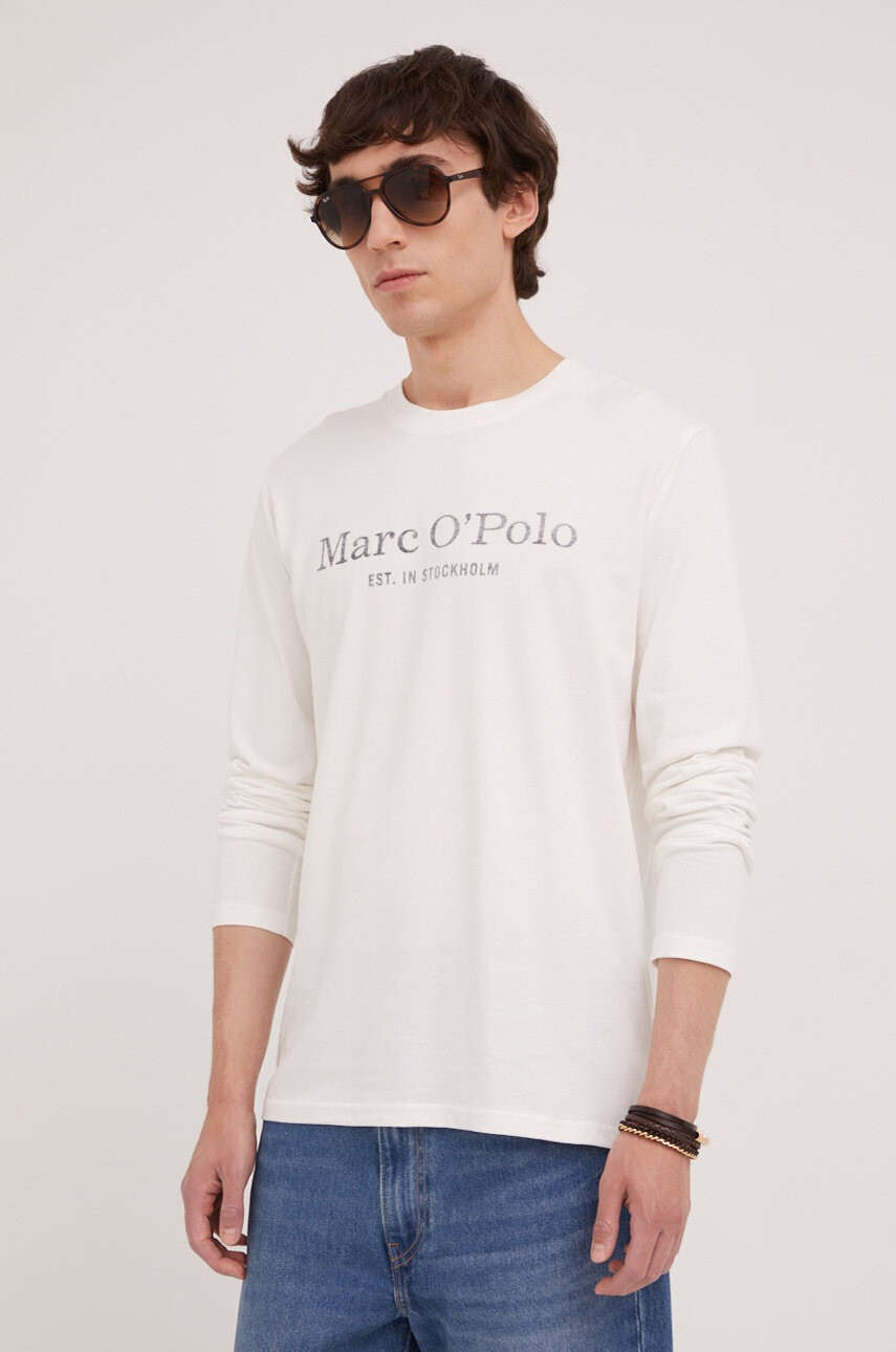Marc O'Polo Памучна блуза с дълги ръкави - Pepit.bg