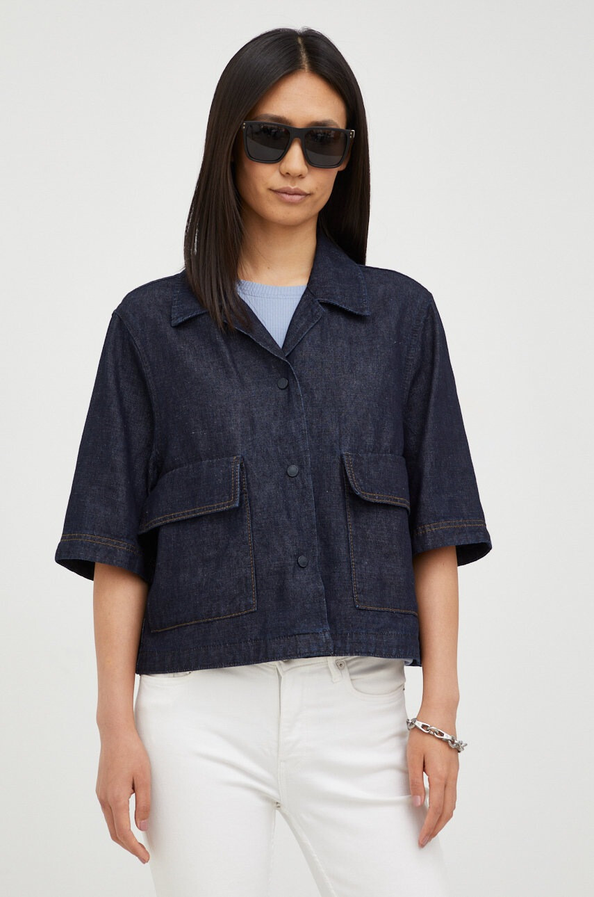 Marc O'Polo Риза с лен Denim - Pepit.bg