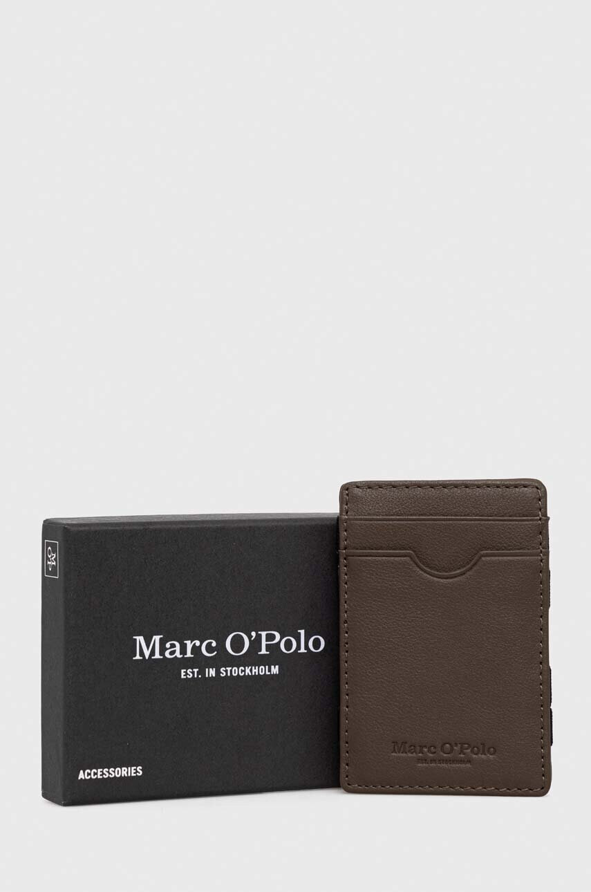 Marc O'Polo Кожен калъф за карти в кафяво - Pepit.bg