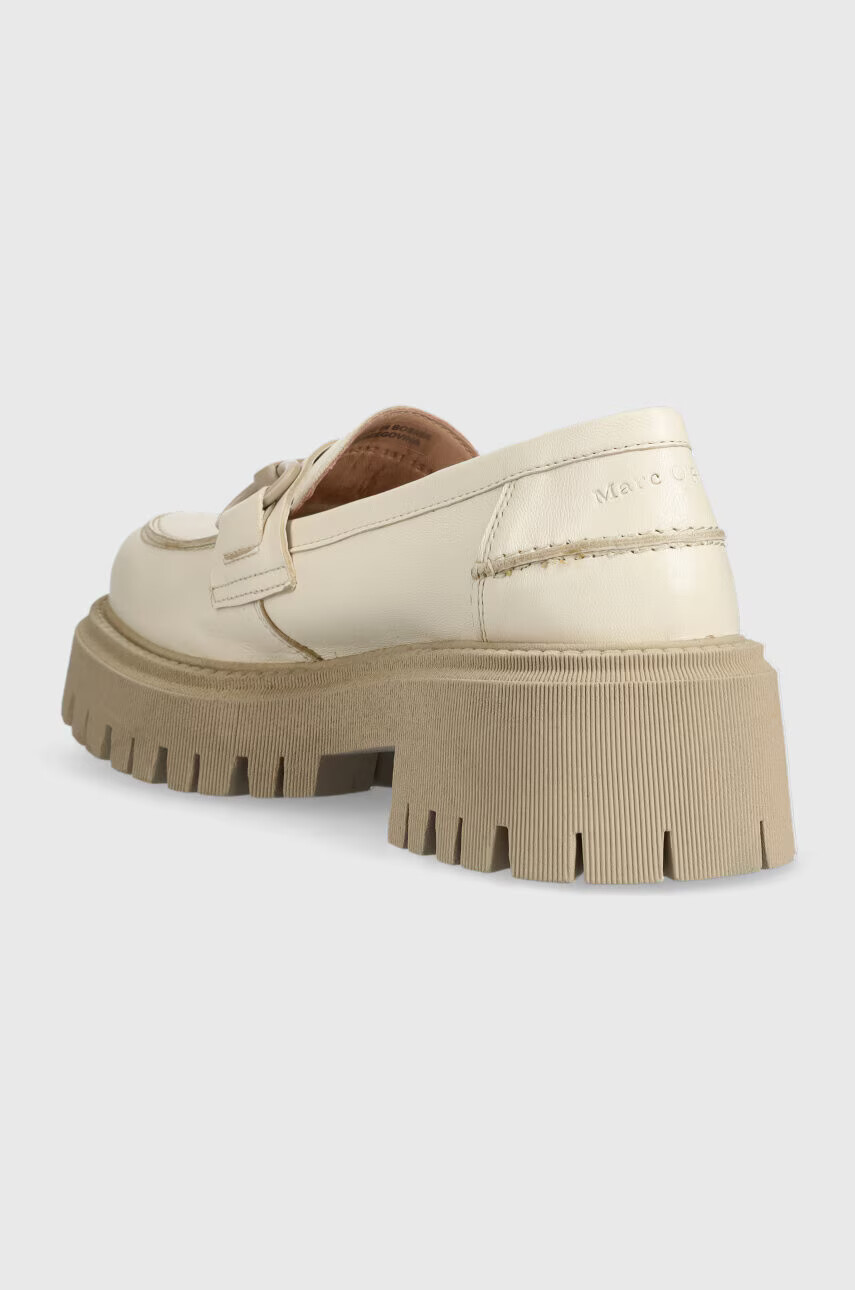 Marc O'Polo Кожени мокасини в бежово с платформа 301 13513202 101 LL2M3055 - Pepit.bg