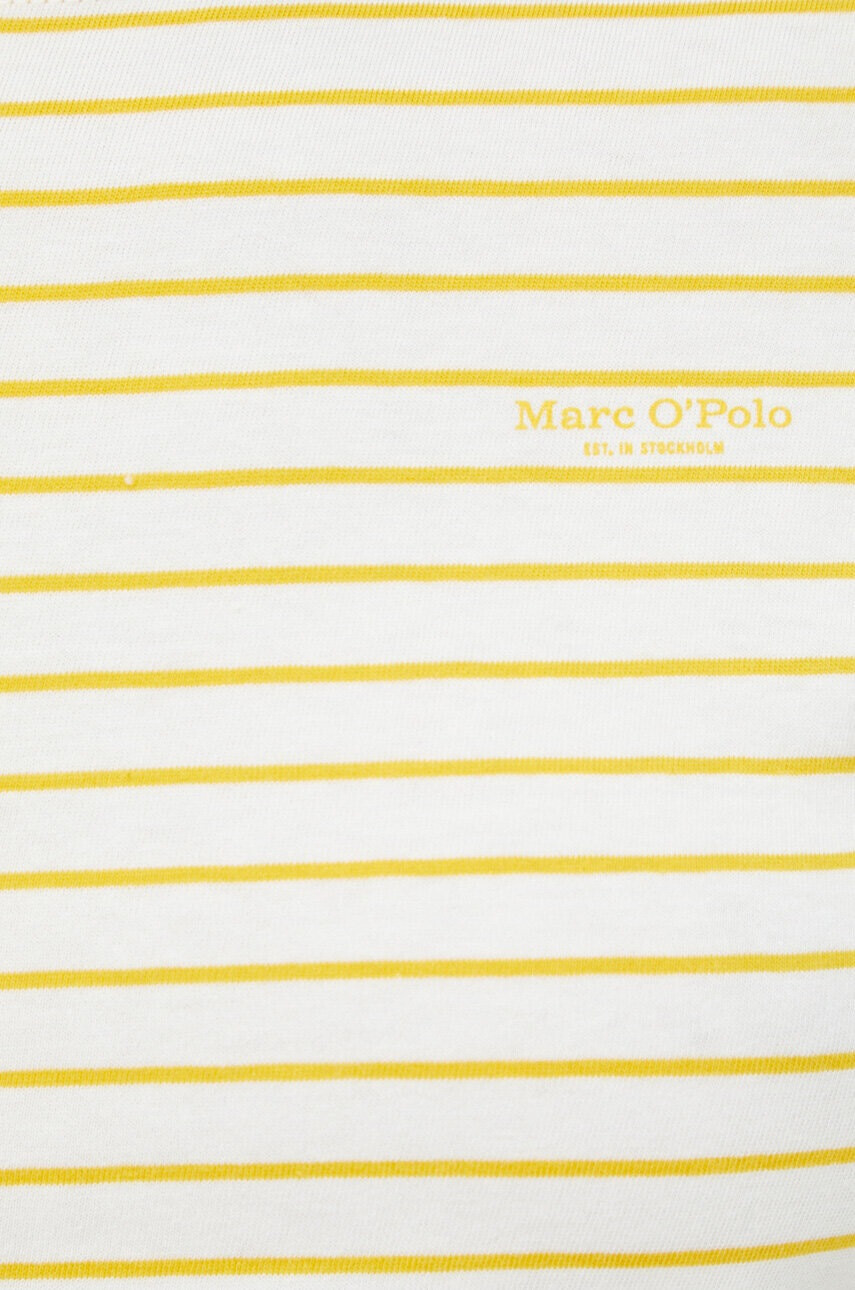Marc O'Polo Памучна тениска в жълто - Pepit.bg