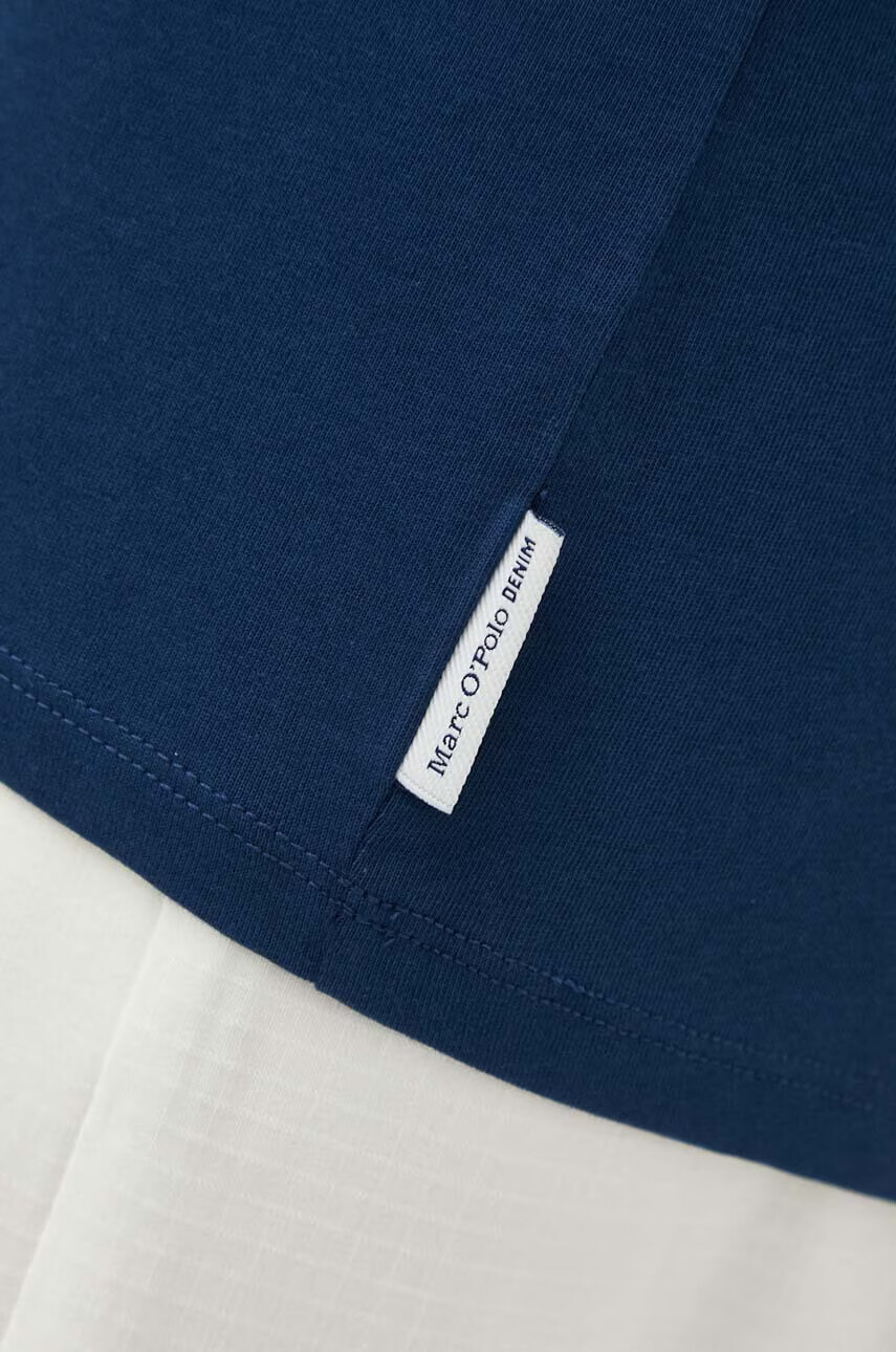 Marc O'Polo Памучна тениска DENIM в тъмносиньо - Pepit.bg