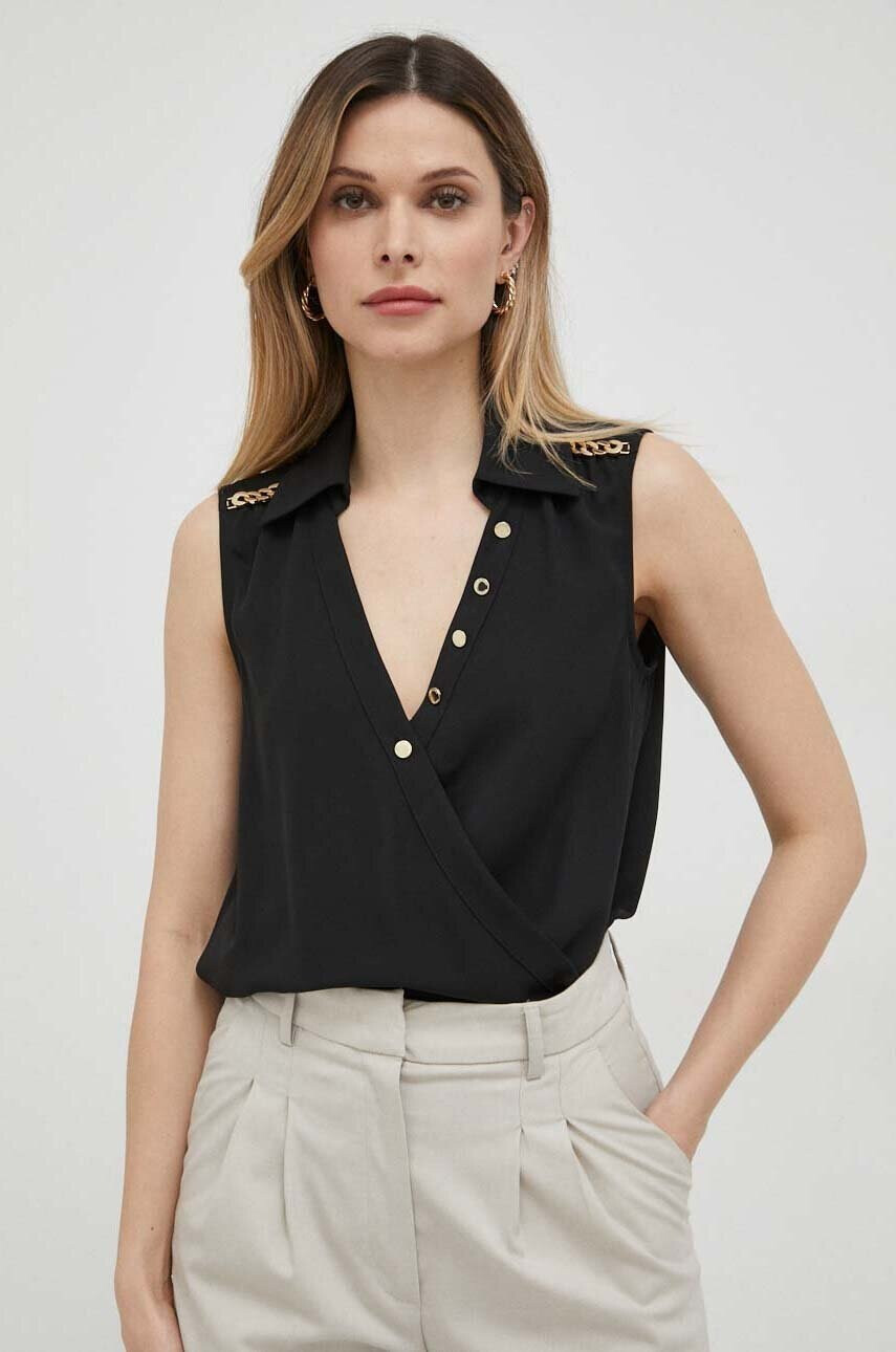 Marciano Guess Блуза в черно с апликация - Pepit.bg