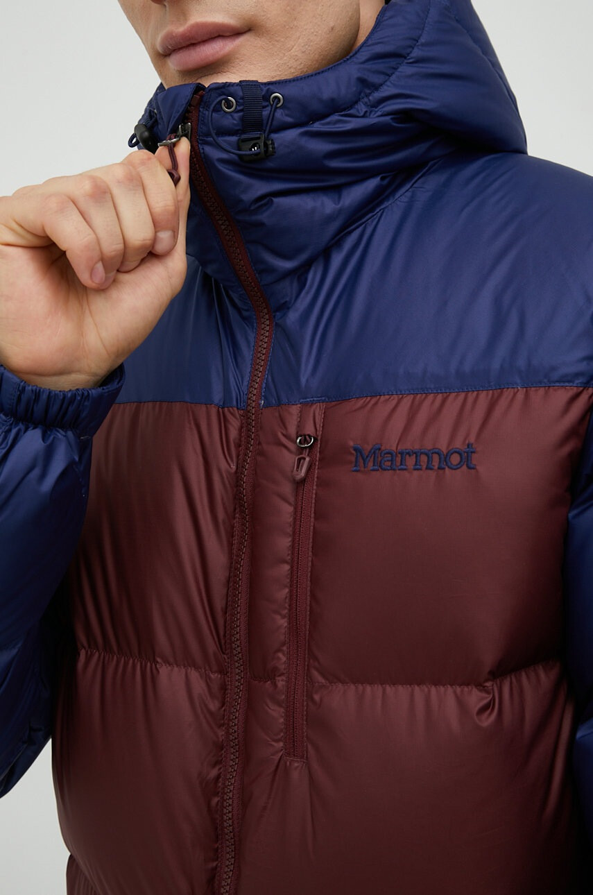 Marmot Пухено спортно яке Guides Down в бордо - Pepit.bg