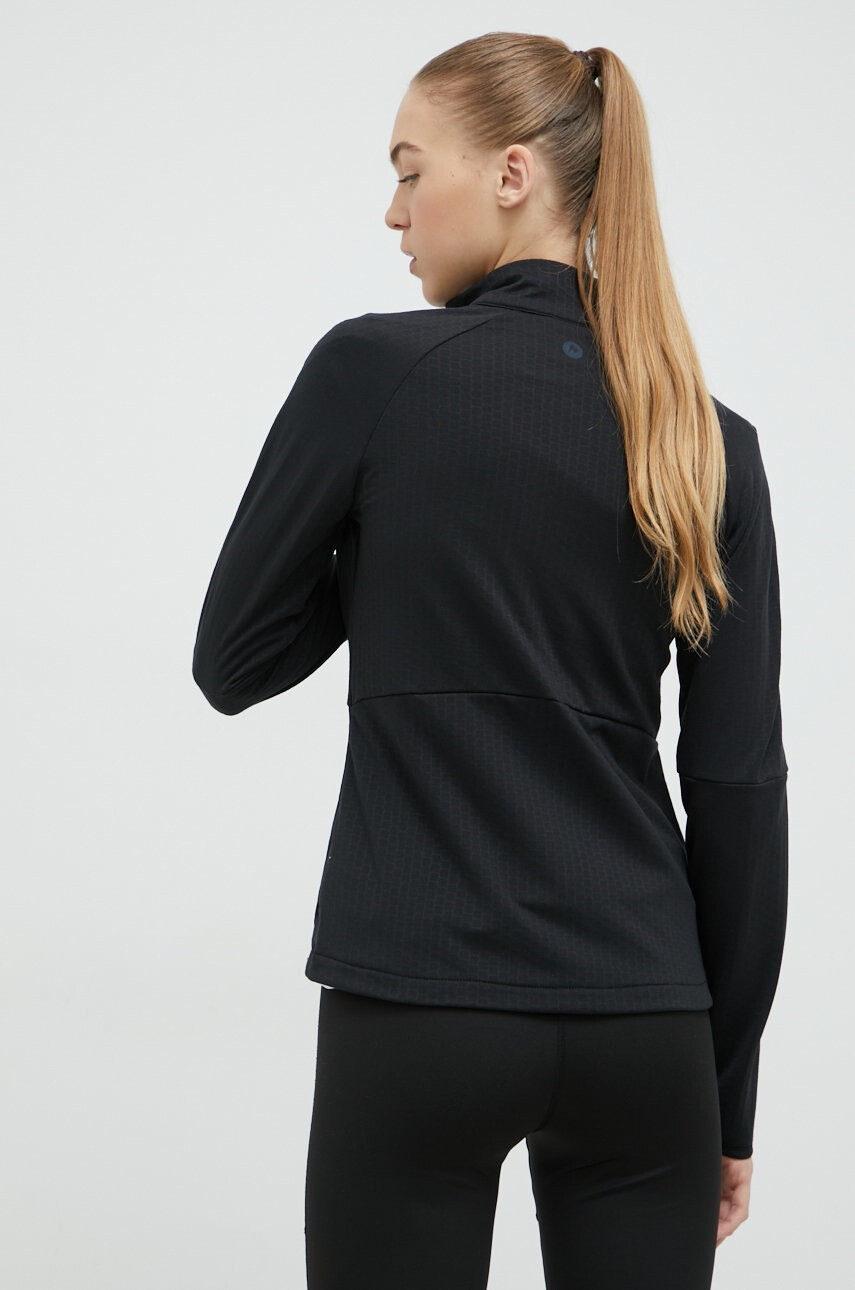 Marmot Спортен суичър Leconte Fleece в черно - Pepit.bg