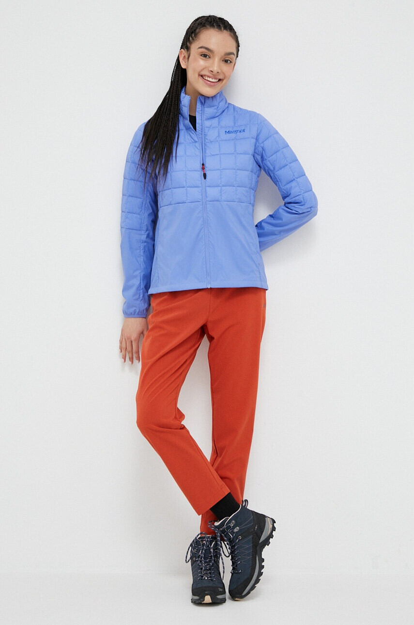 Marmot Спортно яке Echo Featherless Hybrid в синьо - Pepit.bg