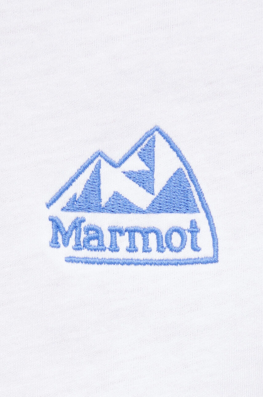 Marmot Тениска в бяло - Pepit.bg
