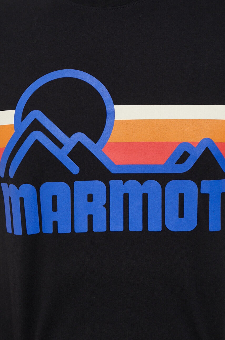 Marmot Тениска Coastal в черно с принт - Pepit.bg