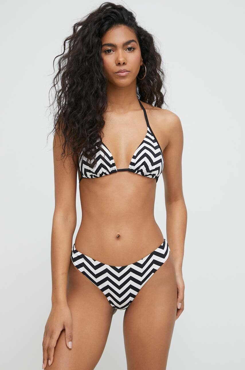 Max Mara Beachwear Горнище на бански в черно с леко подплатена чашка - Pepit.bg