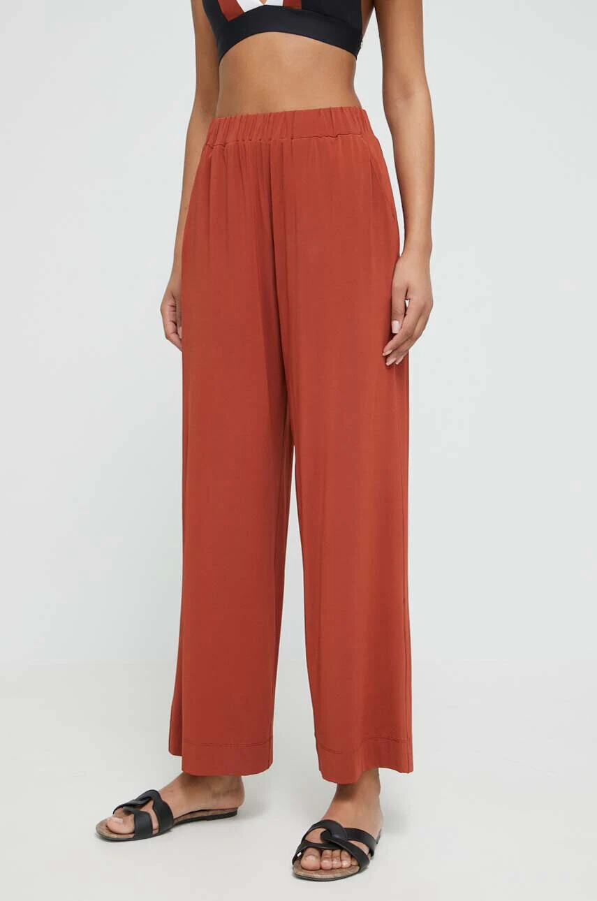 Max Mara Beachwear Плажен панталон в червено - Pepit.bg
