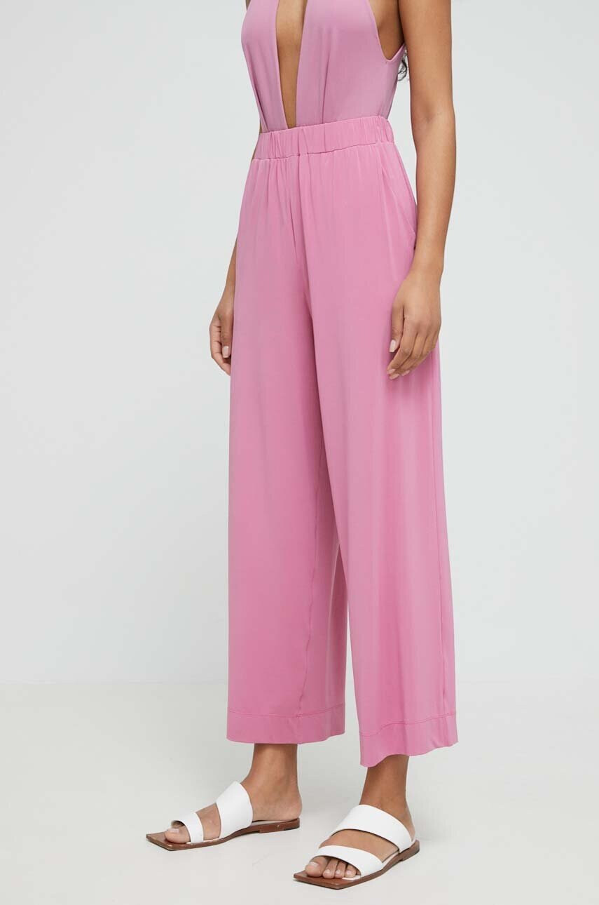 Max Mara Beachwear Плажен панталон в черно - Pepit.bg
