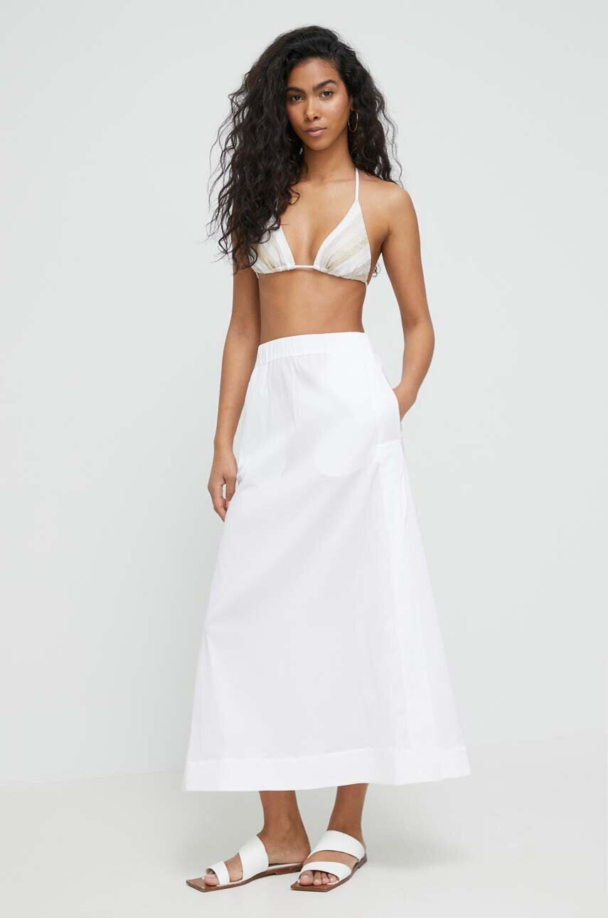 Max Mara Beachwear Плажна пола в бяло - Pepit.bg