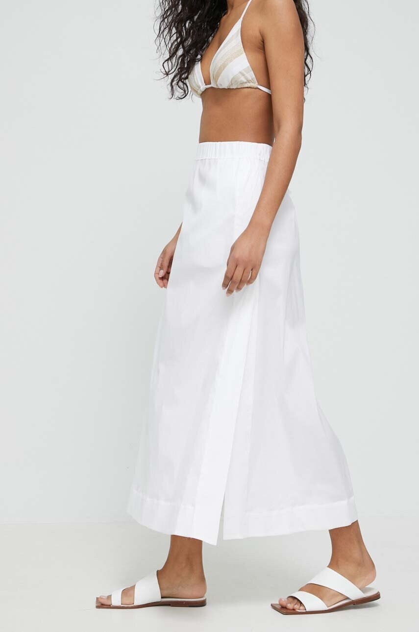 Max Mara Beachwear Плажна пола в бяло - Pepit.bg