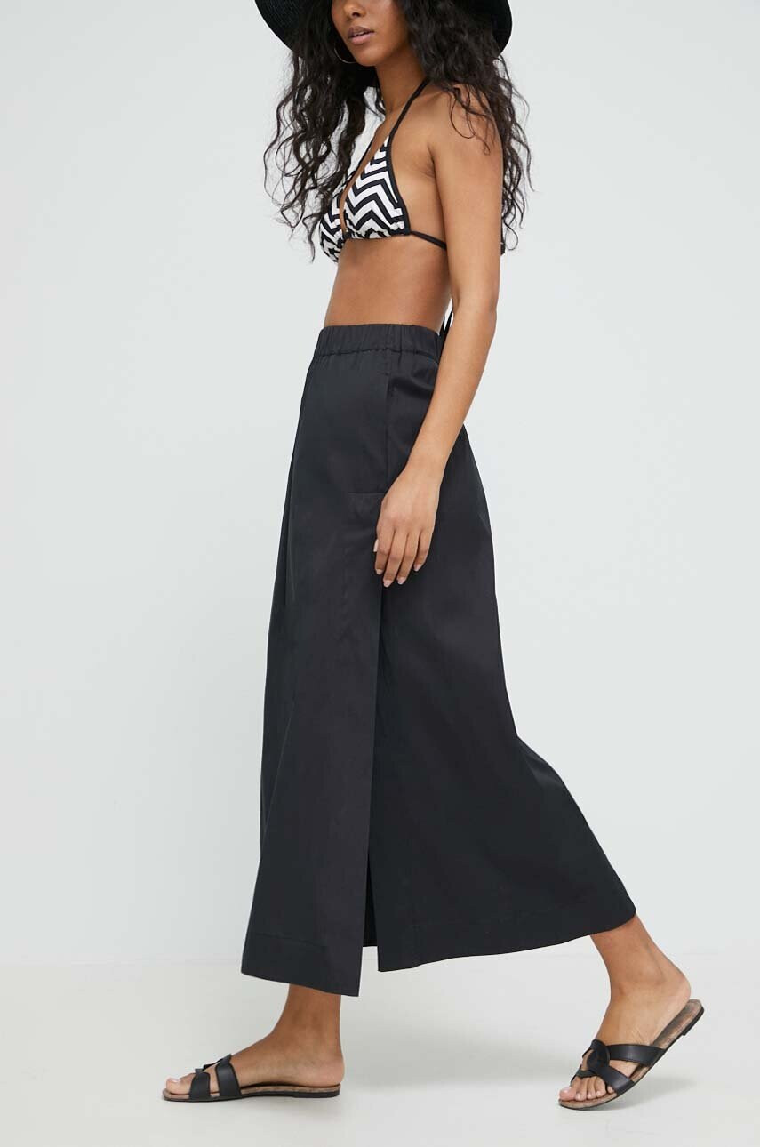 Max Mara Beachwear Плажна пола в черно - Pepit.bg