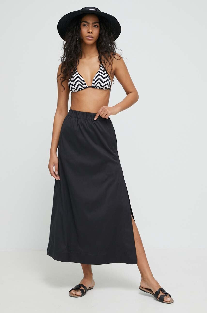 Max Mara Beachwear Плажна пола в черно - Pepit.bg
