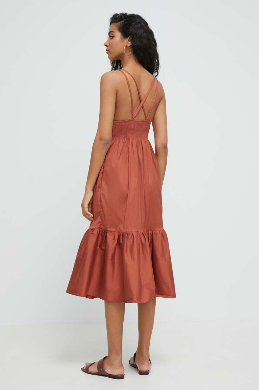 Max Mara Beachwear Плажна рокля в кафяво - Pepit.bg