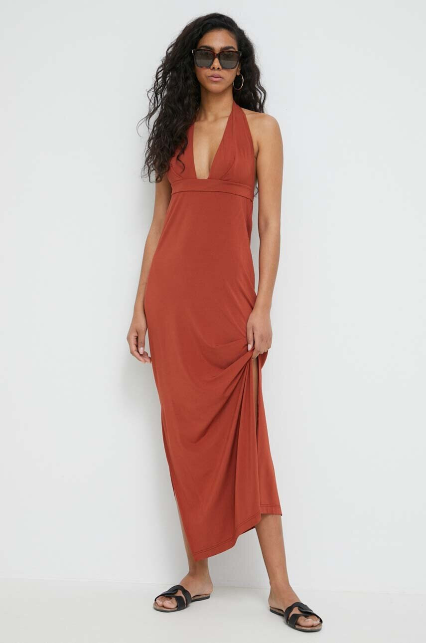Max Mara Beachwear Плажна рокля в червено - Pepit.bg