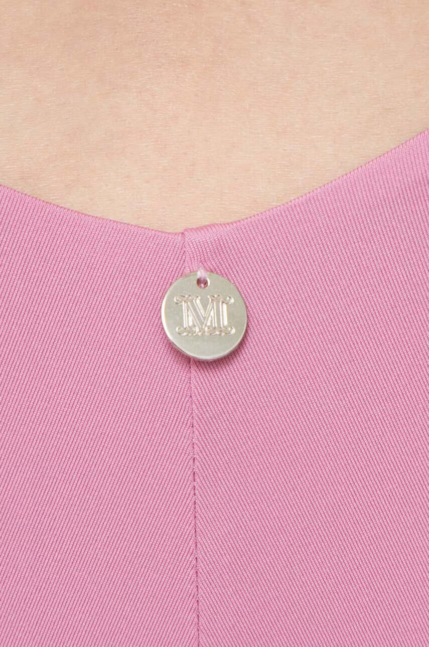 Max Mara Beachwear Цял бански в розово с подплатена чашка - Pepit.bg
