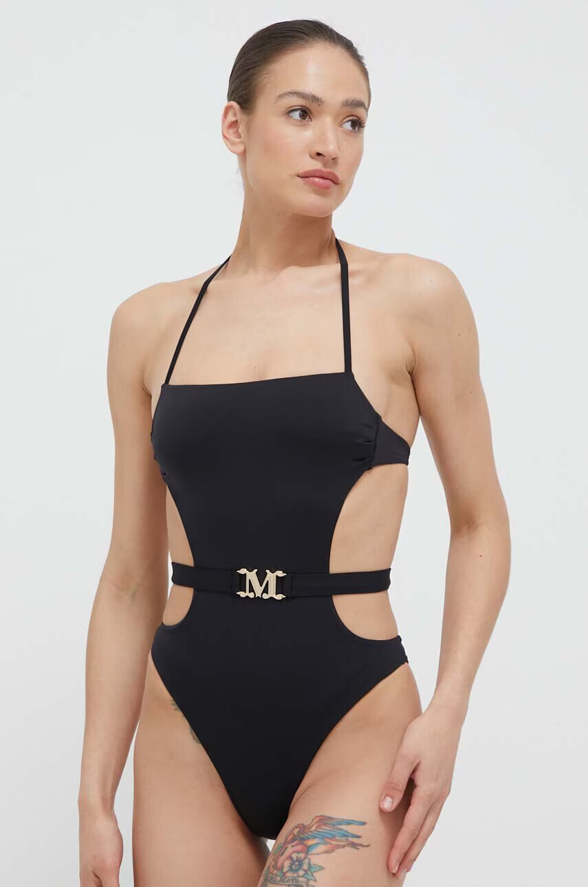 Max Mara Beachwear Цял бански Max Mara в черно с леко подплатена чашка - Pepit.bg