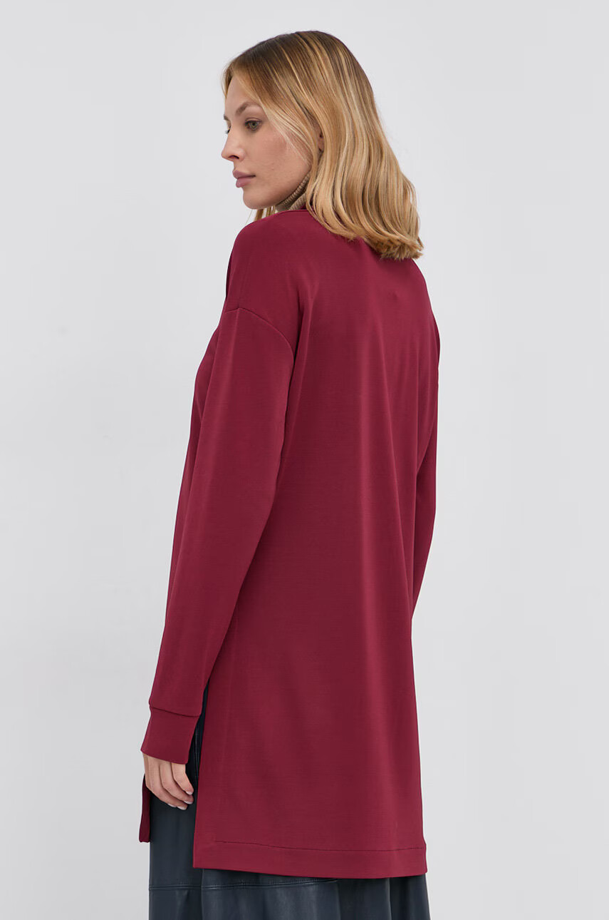 Max Mara Leisure Блуза в лилаво с изчистен дизайн - Pepit.bg