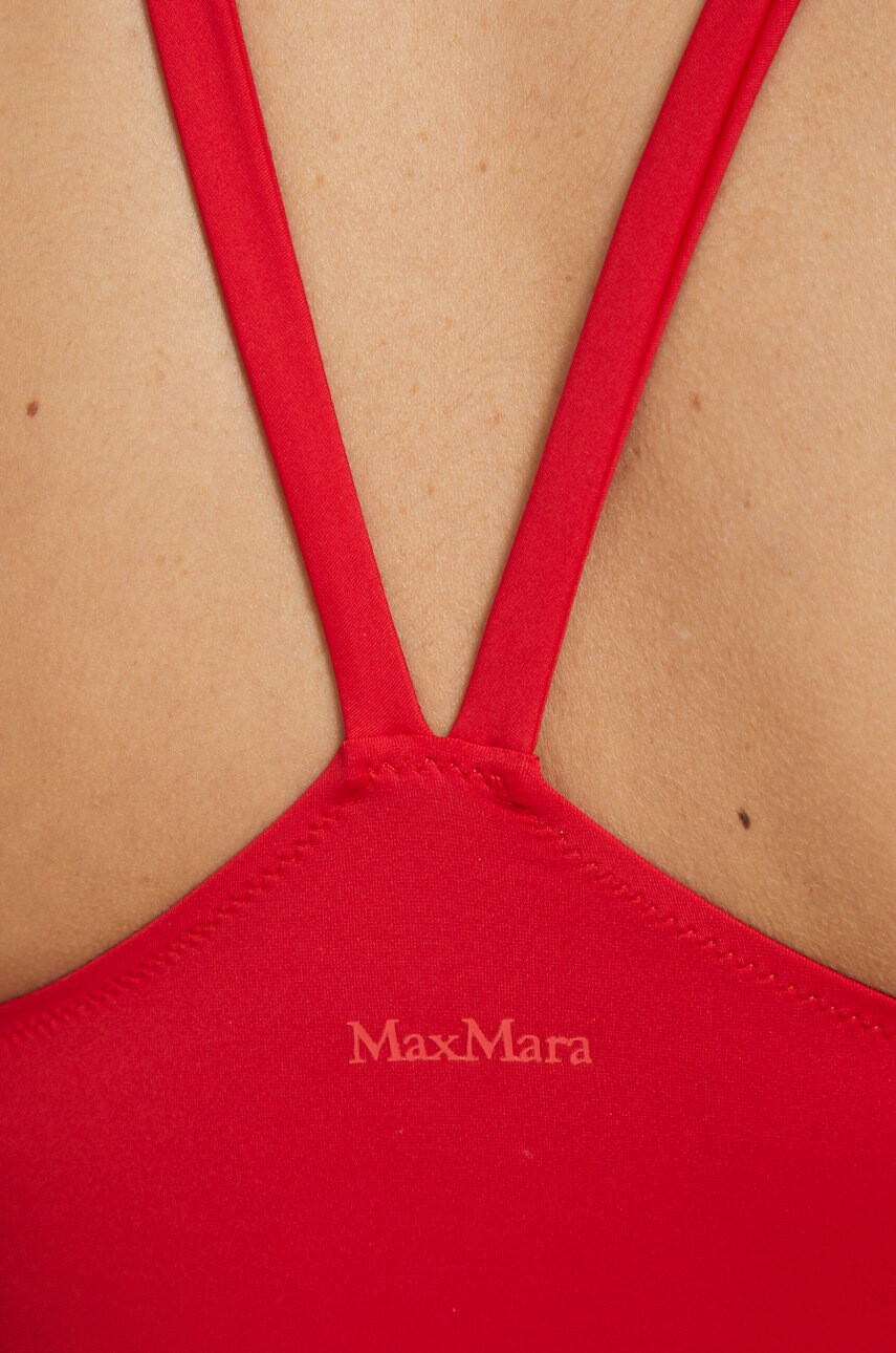 Max Mara Leisure Цял бански в червено с мека чашка - Pepit.bg