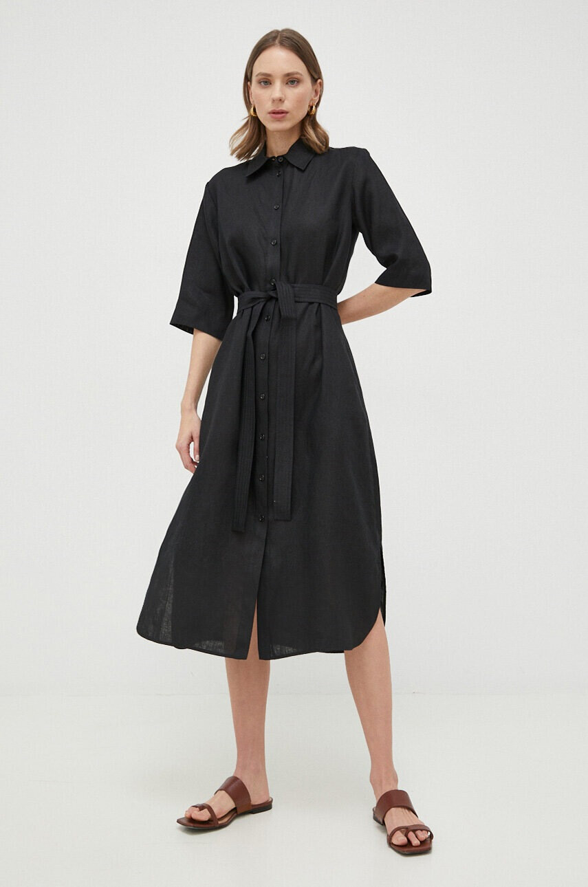 Max Mara Leisure Ленена рокля - Pepit.bg