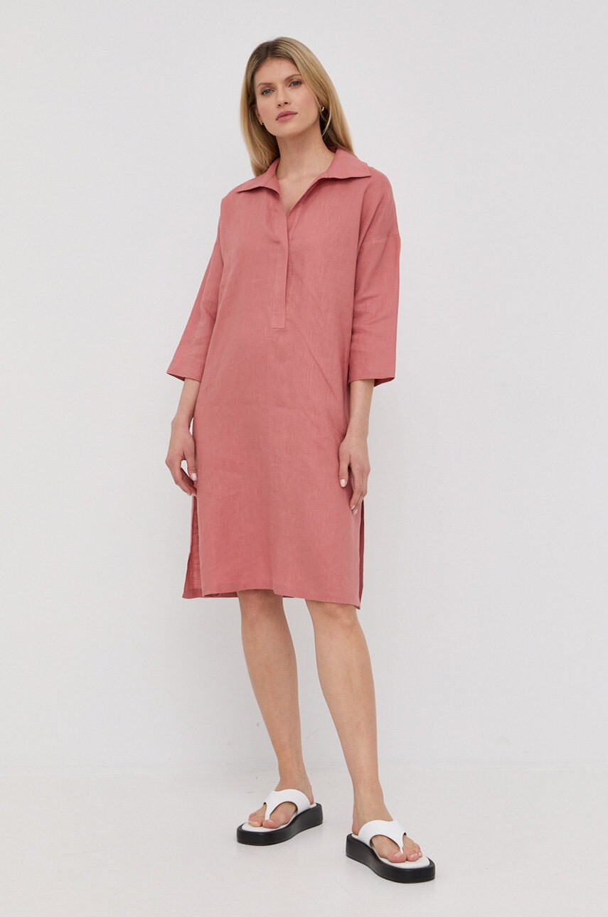 Max Mara Leisure Ленена рокля - Pepit.bg
