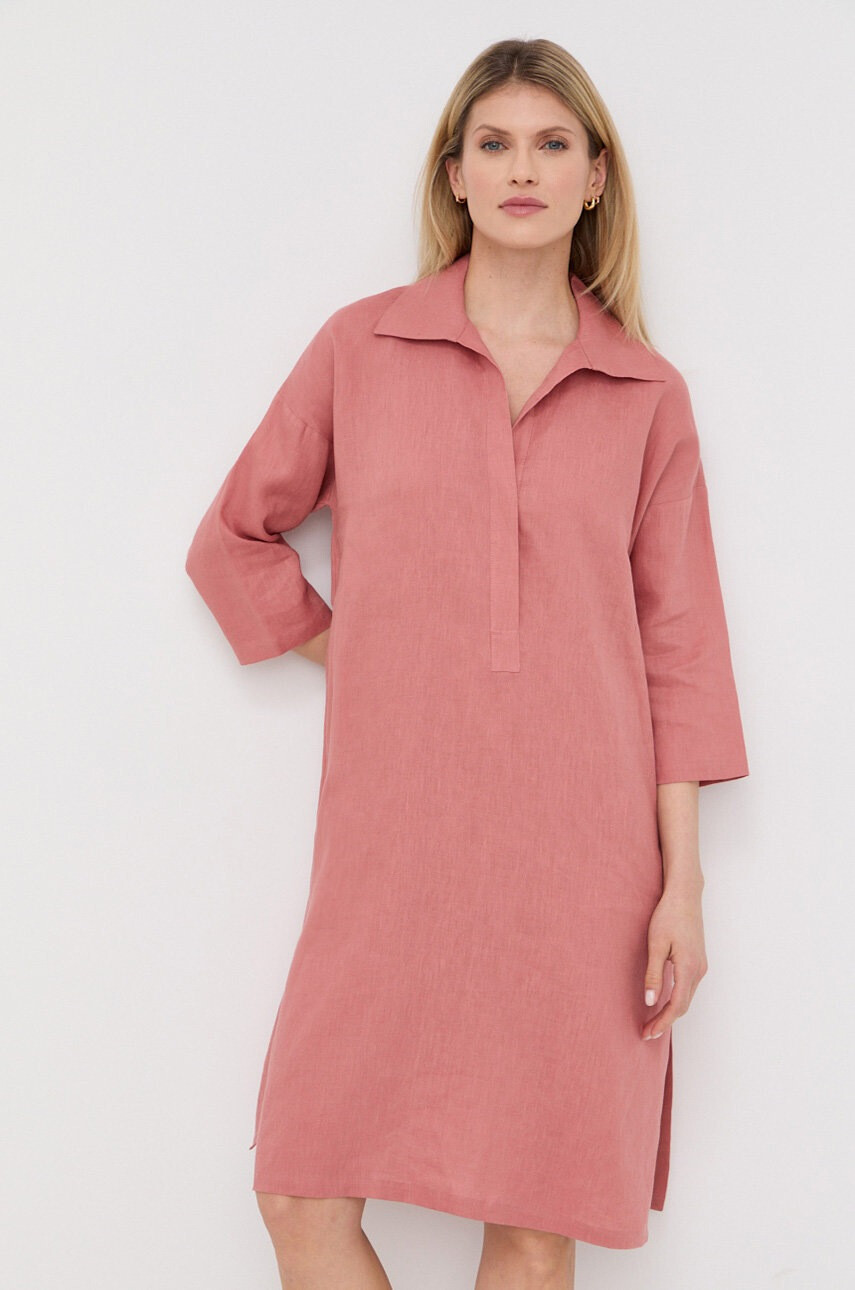 Max Mara Leisure Ленена рокля - Pepit.bg