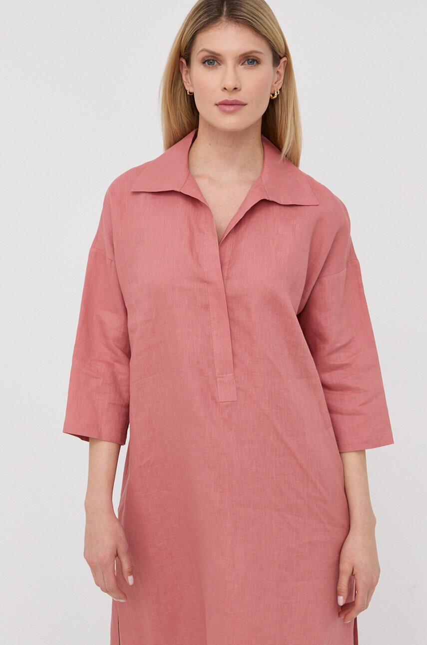 Max Mara Leisure Ленена рокля - Pepit.bg