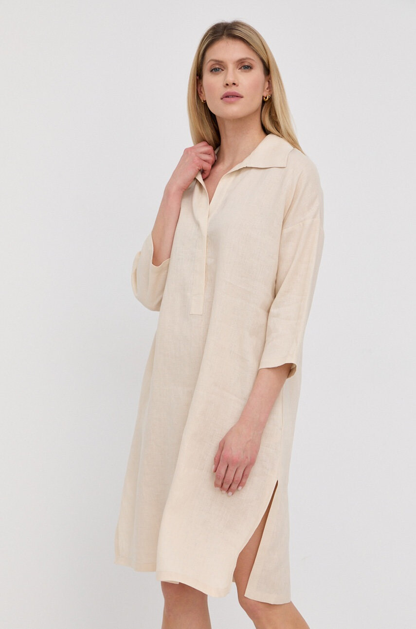 Max Mara Leisure Ленена рокля - Pepit.bg