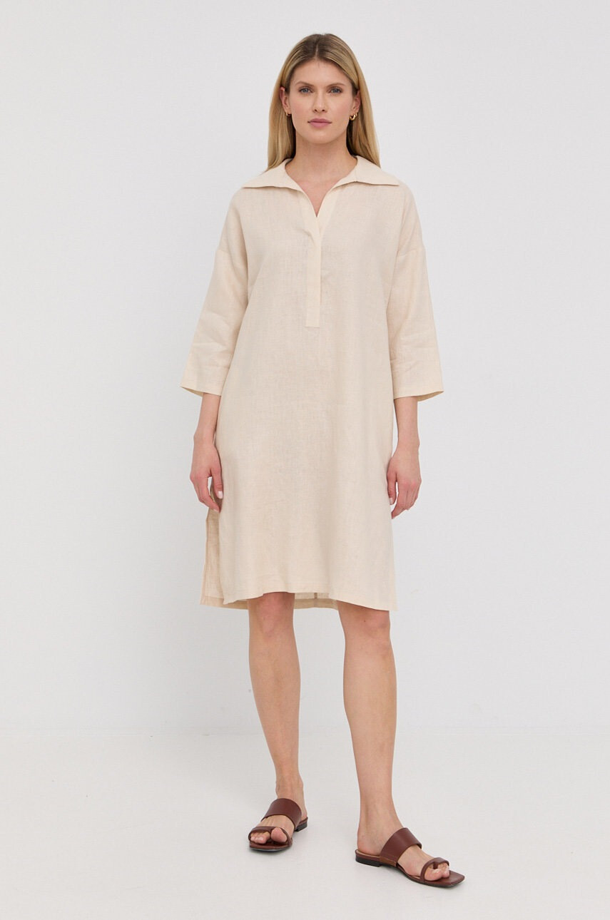 Max Mara Leisure Ленена рокля - Pepit.bg