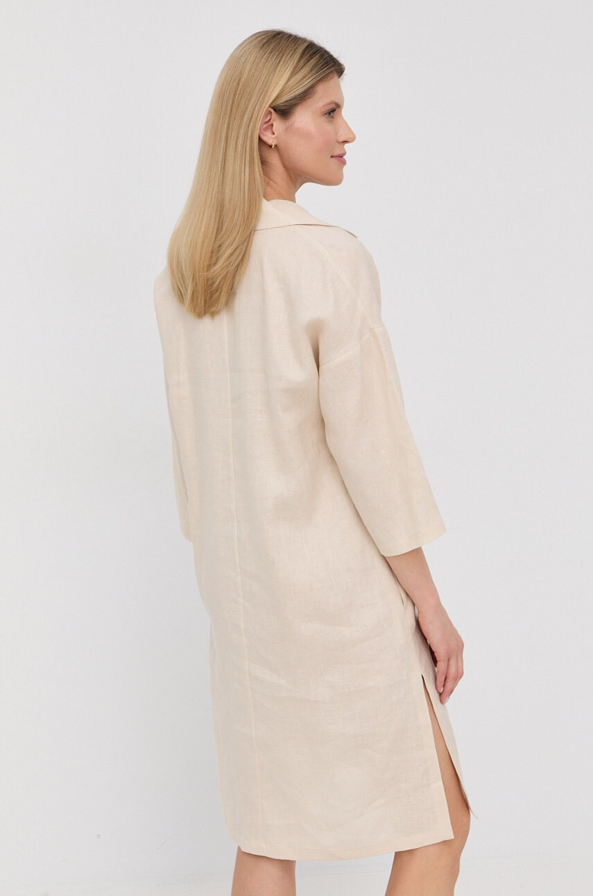 Max Mara Leisure Ленена рокля - Pepit.bg