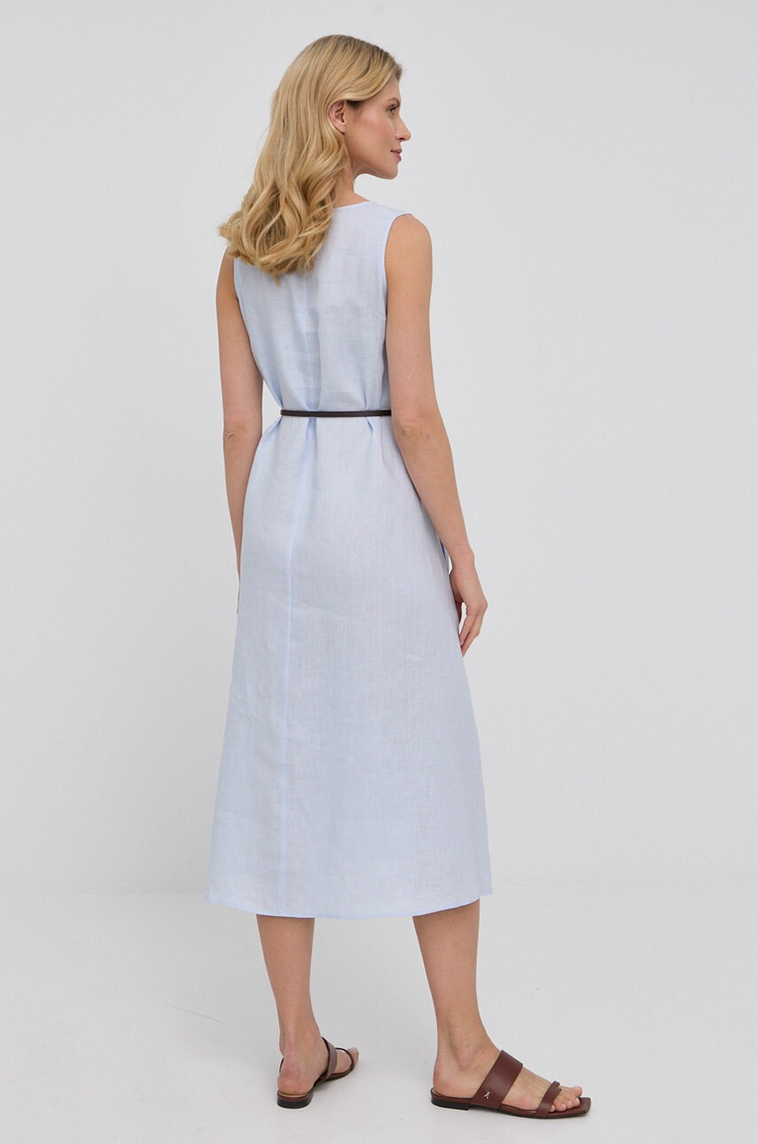 Max Mara Leisure Ленена рокля - Pepit.bg