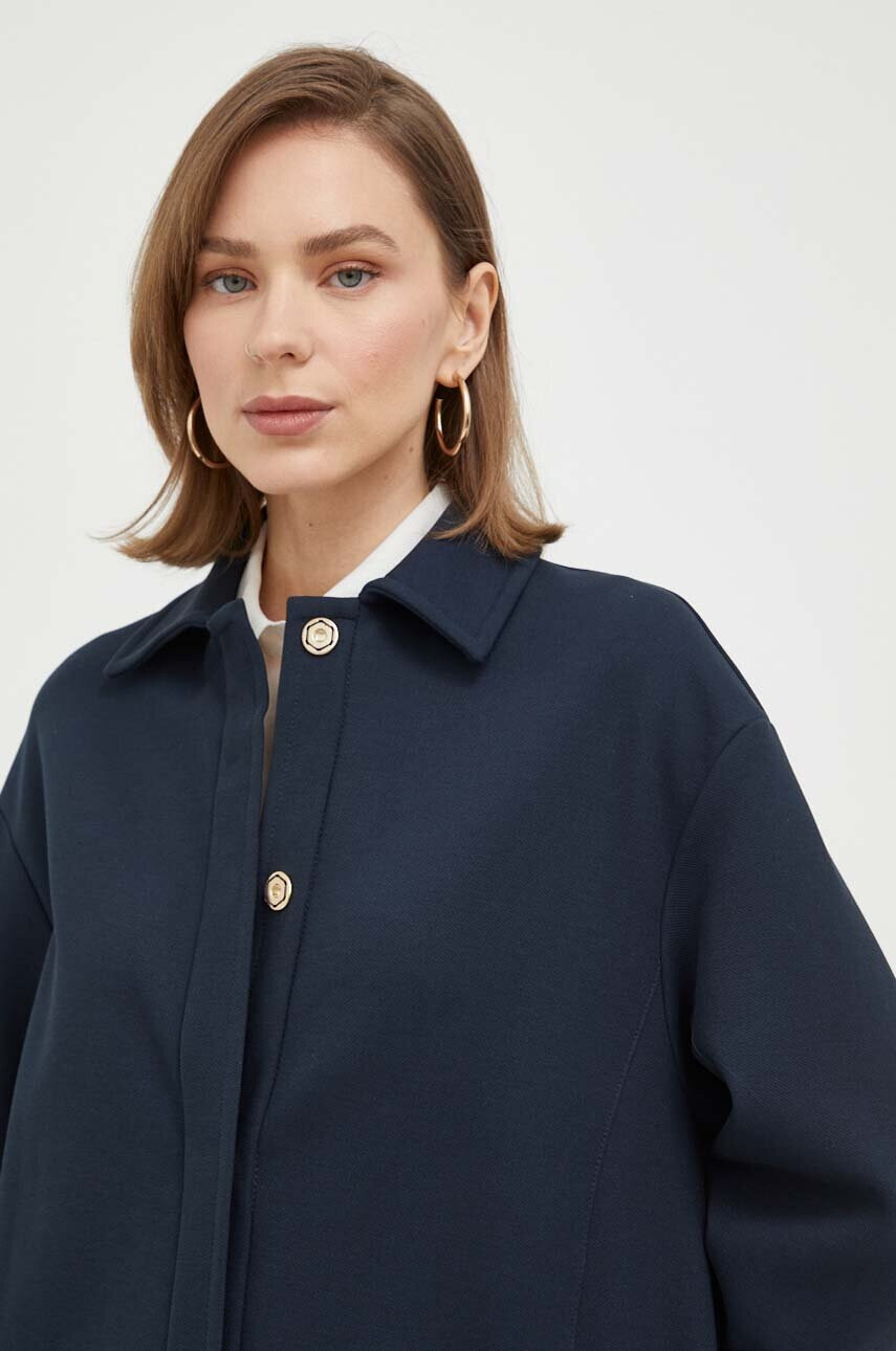 Max Mara Leisure Палто в тъмносиньо с преходна изолация - Pepit.bg