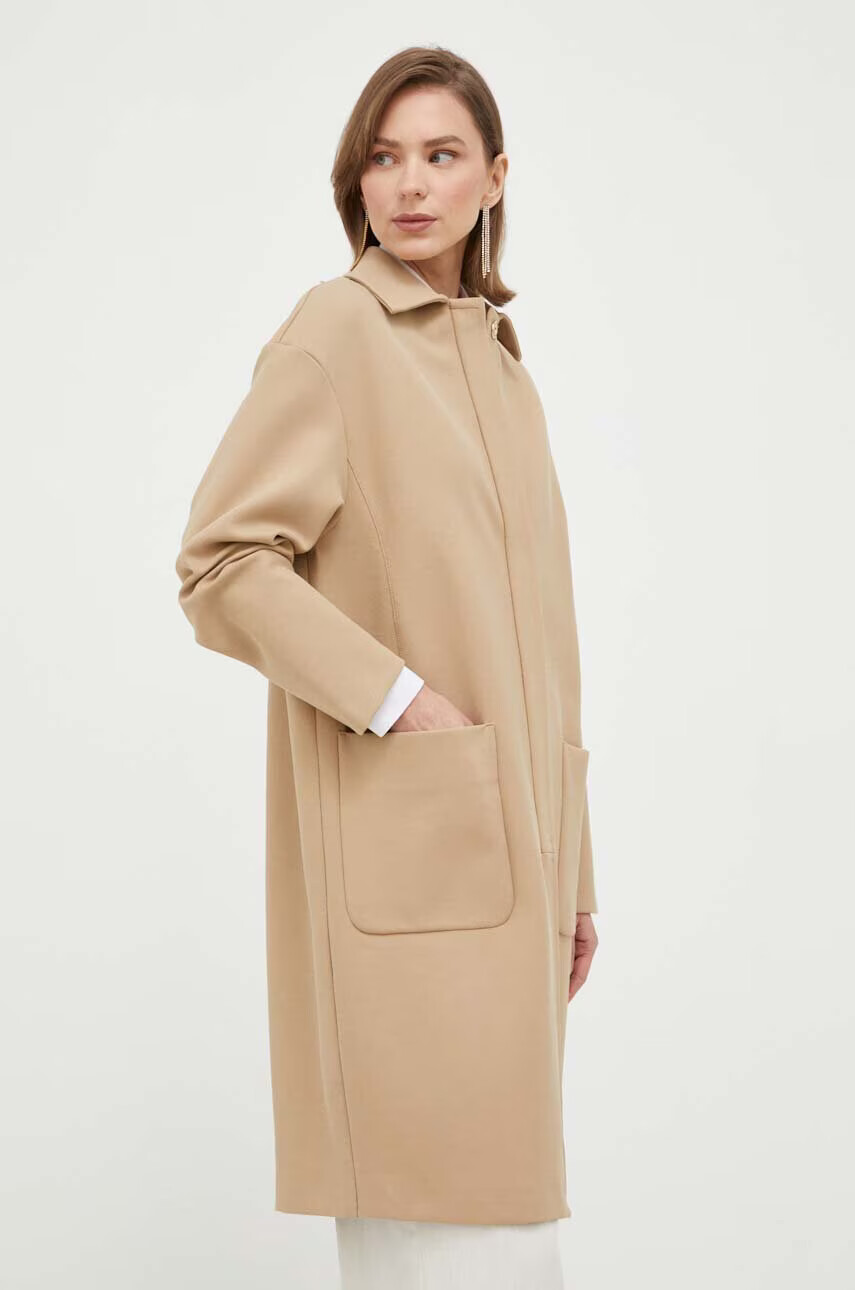 Max Mara Leisure Палто в бежово с преходна изолация - Pepit.bg
