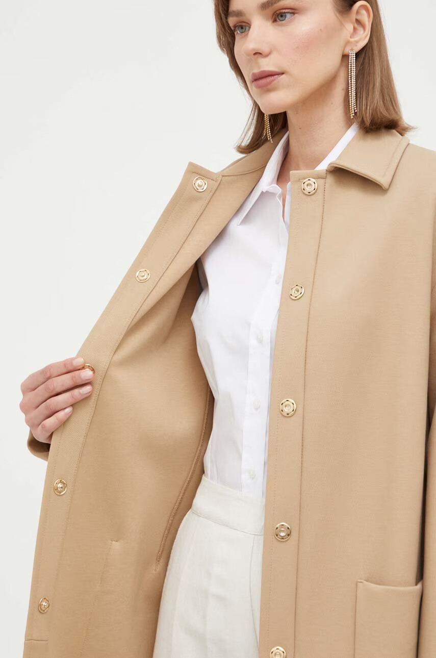 Max Mara Leisure Палто в бежово с преходна изолация - Pepit.bg