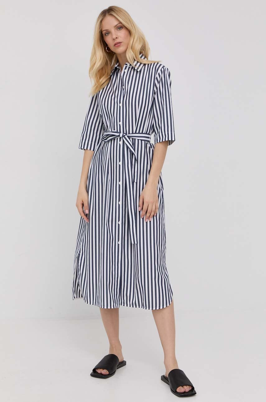 Max Mara Leisure Памучна рокля - Pepit.bg