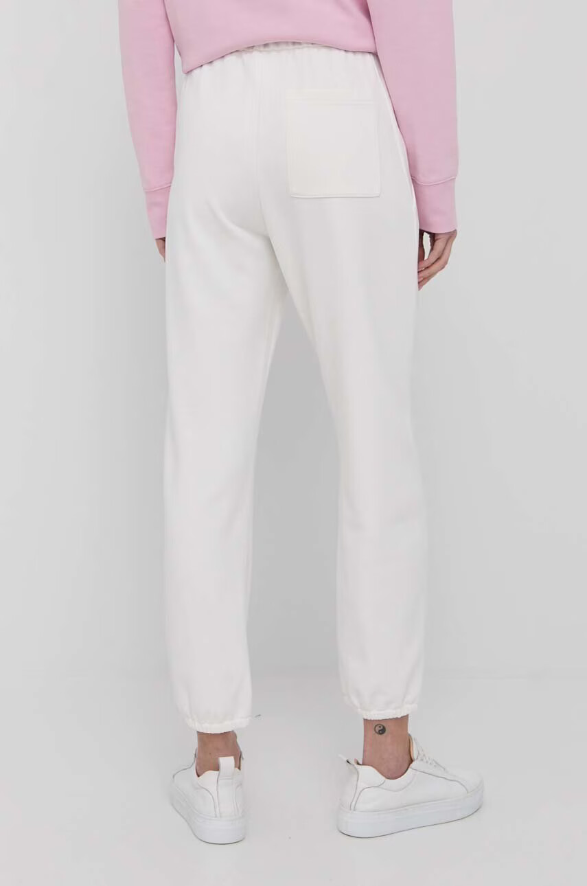 Max Mara Leisure Панталон в бяло с изчистен дизайн - Pepit.bg