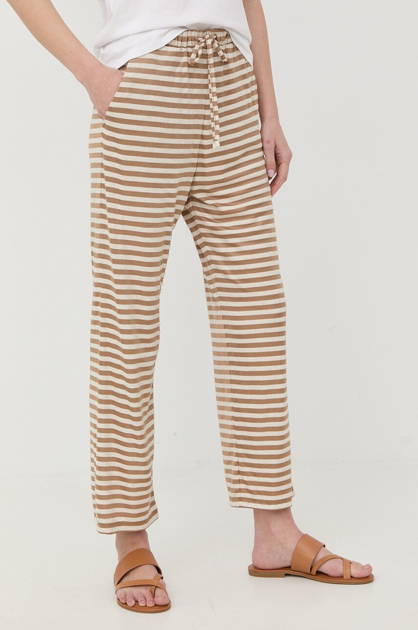 Max Mara Leisure Панталон с лен - Pepit.bg