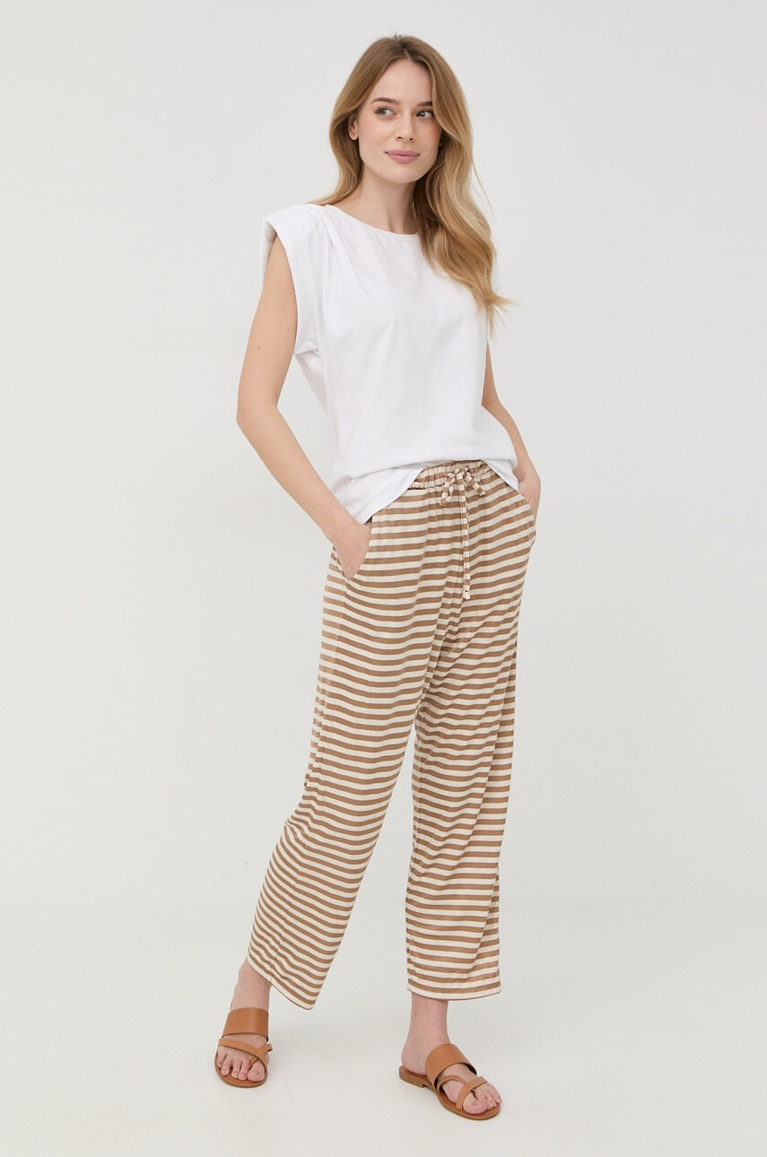 Max Mara Leisure Панталон с лен - Pepit.bg