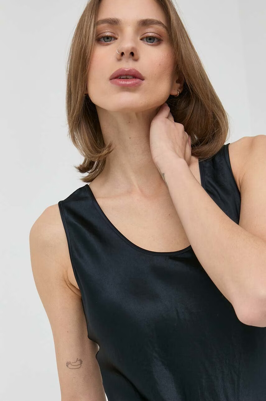 Max Mara Leisure Рокля в тъмносиньо дълъг модел със стандартна кройка - Pepit.bg