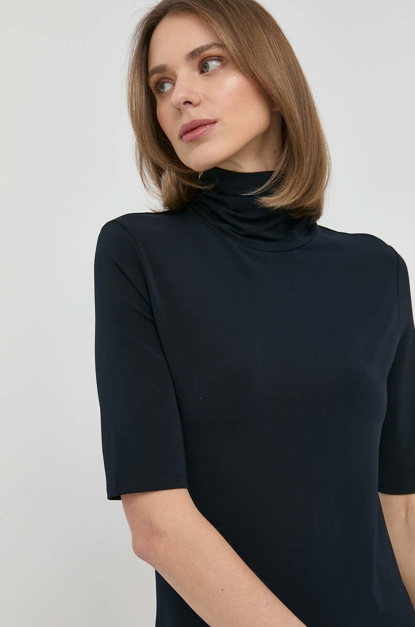 Max Mara Leisure Рокля в тъмносиньо дълъг модел разкроен модел - Pepit.bg